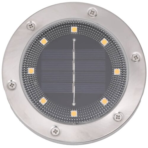  Solarna podna svjetla sa &amp;scaron;iljcima za tlo 12 kom topla bijela Slike
