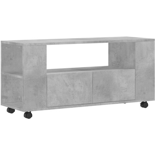 Maison Chic TV omarica - TV stojalo - Televizijska omarica betonsko siva 102x34,5x43 cm inženirski les, (21702140) Cene