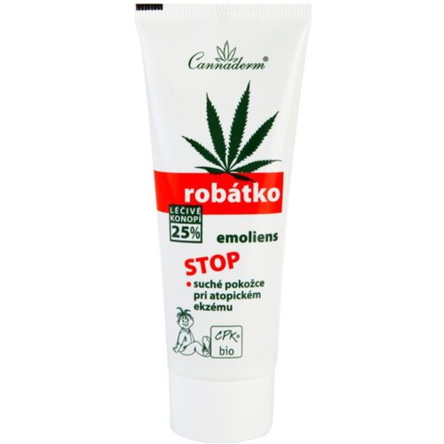 Cannaderm Robatko Emoliens Cream for Atopic Skin otroška zaščitna krema s konopljinim oljem 75 g Cene