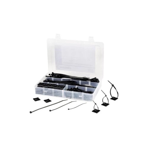 TRU COMPONENTS Sortiment vezic za kabele 190 mm crne boje Conrad Components 542293 EPR-350UV 1 set Cijene