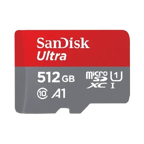 San Disk SDXC 512GB Ultra Mic.150MB/s A1Class10 UHS-I +Adap. Cene