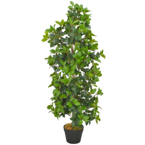 vidaXL Umetna rastlina lovorovo drevo z loncem zelena 120 cm Cene