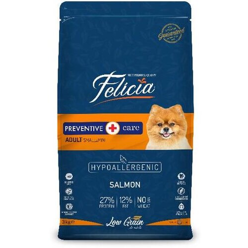 Felicia low grain-hrana za odrasle pse malih i minijaturnih rasa-losos Slike