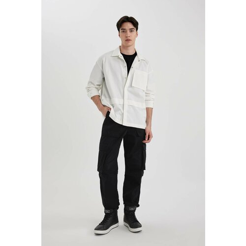 Defacto Baggy Fit Regular Hem With Cargo Pocket Trousers Cene