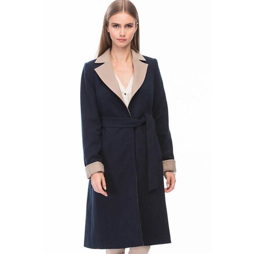 Dewberry Z6510 WOMEN&amp;#039;S COAT-NAVY BLUE Slike