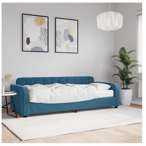 vidaXL Dnevni krevet s madracem plavi 80 x 200 cm bar&scaron;unasti Cijene