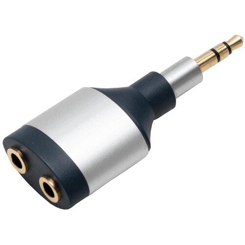 Home Kabl Jack 3.5mm mu&amp;scaron;ki na Jack 3, 5mm ženski x 2 - AC 16AM, Sivi Slike