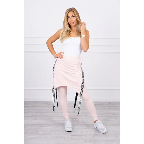 Kesi Pants/suit with selfie lettering powder pink