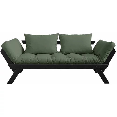 Karup Design Raztegljiv kavč Bebop Black/Olive Green