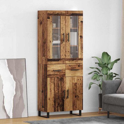  Highboard 2 kom. Staro drvo 69,5 x 34 x 180 cm Cijene