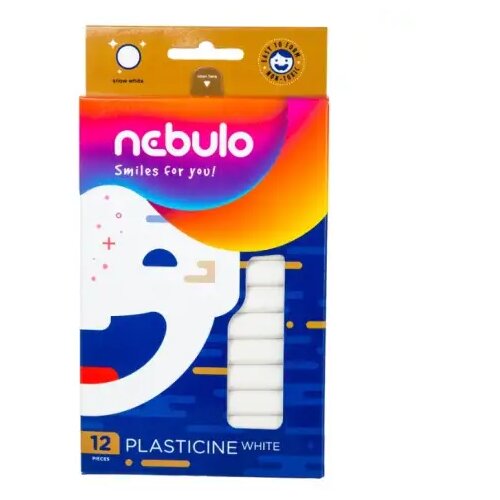 NEBULO Nebulo: 12-delni komplet plastelina naravne bele barve Cene