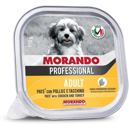 Morando Professional Prof Adult Pate Pi&scaron;čanec in Puran 150g alu-pak Cene