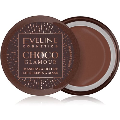 Eveline Cosmetics Choco Glamour nočna regeneracijska maska za ustnice 12 ml Cene