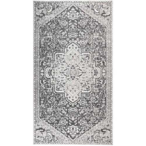 vidaXL Zunanja preproga ravno tkana 115x170 cm svetlo siva Cene
