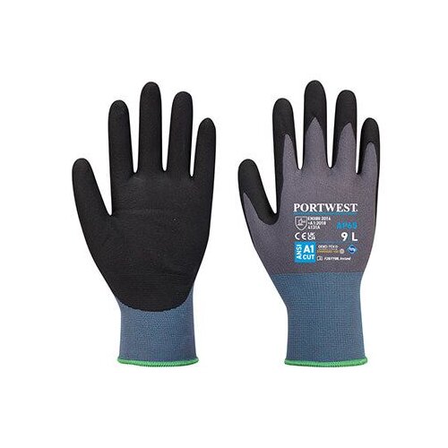 PORTWEST Rukavice AP65 NPR Pro nitrilna pena/ crno/siva Cene