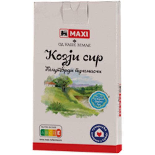 Maxi ONZ Sir kozji polutvrdi kriska 200g ONZ 45mm Slike