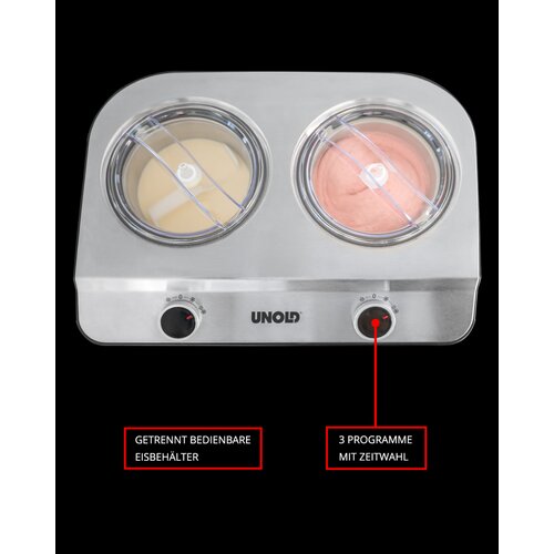 Unold Aparat za sladoled Doppio crna, 48835 Cene