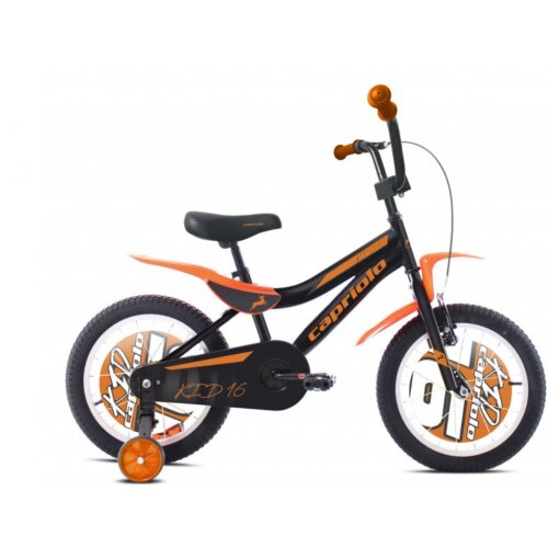 Capriolo dečiji bicikl Kid 16in crno narandžasta Cene