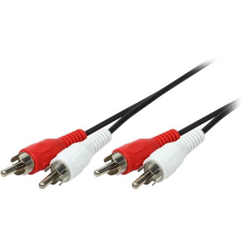 Logilink CA1040 Cinch audio priključni kabel 5.00 m crna (mat) Cijene