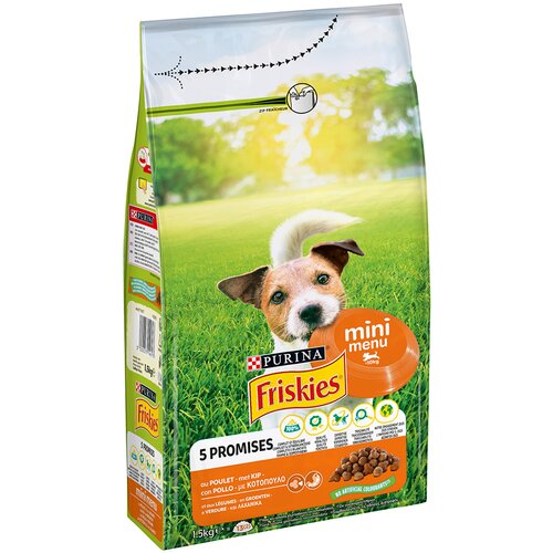 Purina Friskies Mini s piletinom i povrćem - 3 x 1,5 kg Slike