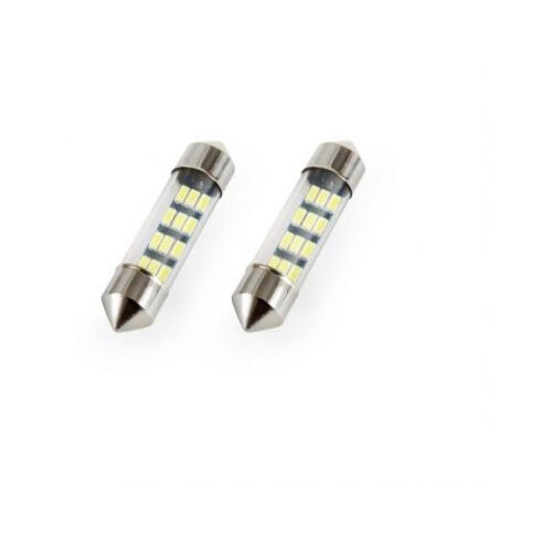 Amio avto led sijalka festoon C5W 12V 36mm 3014 12 led 2 kosa Slike