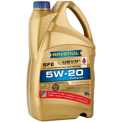 RAVENOL Motorno ulje Super Fuel Economy SFE 5W-20, 5 l (promocija 4+1) Cene