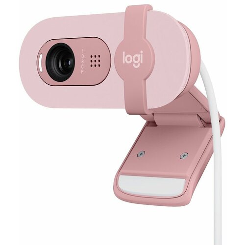 Logitech brio 100 full hd webcam - rose - usb Cene