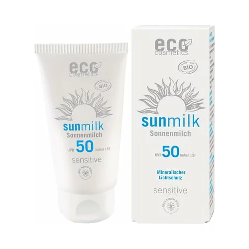 eco cosmetics Sensitiv mleko za sončenje ZF 50