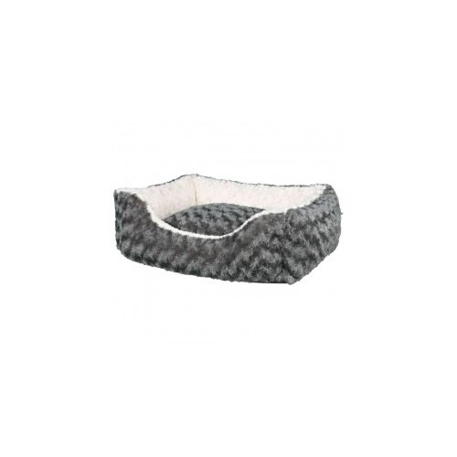 krevet kaline kockast 50x40cm sivo/krem Slike