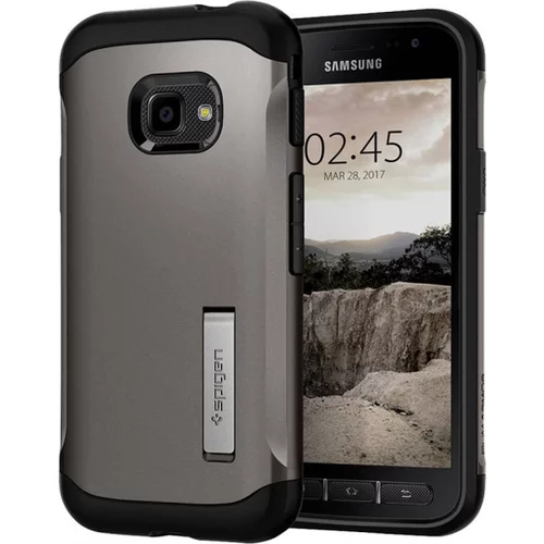 Spigen slim Armor silikonski ovitek za Samsung Galaxy Xcover 4s G398 / 4 G390 siv
