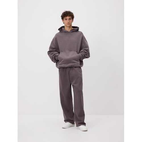 Reserved MEN`S JOGGING TOP - tamnosivo Cijene