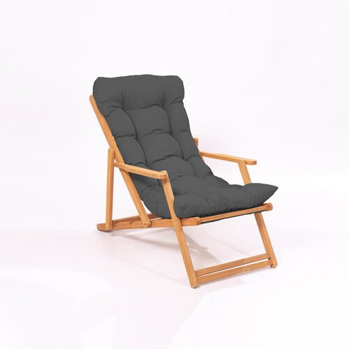 Hanah home vrtna stolica 66x110x48cm sivo-bež Cene