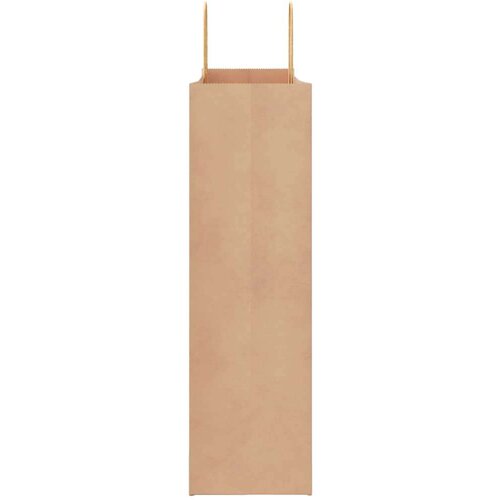  Papirnate vrećice 250 kom s ručkama smeđe 54x15x49 cm Slike