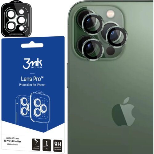 3mk ZA&amp;Scaron;ČITA LEČ PRO OVITEK ZA KAMERO ZA IPHONE 13 PRO MAX ZELEN, (21978205) Slike