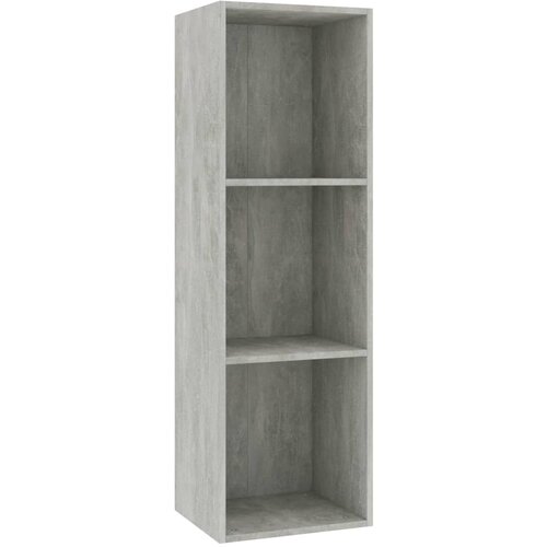 Maison Chic Knjižna omara - Knjižni regal betonsko siva 36x30x114 cm iverna plo&amp;scaron;ča, (21725667) Slike