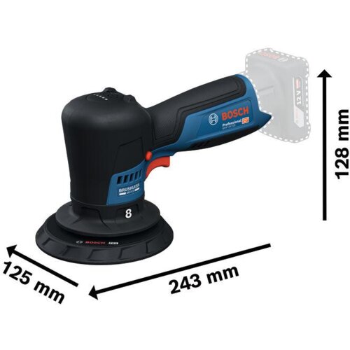 Bosch GPX 12V-125 Akumulatorska brusilica za poliranje SOLO Slike