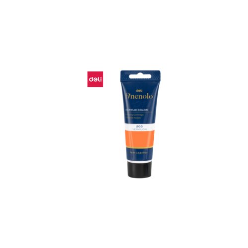 Deli AKRILNA BOJA U TUBI VERMILION CRVENA 75ml EC75-VR Cene