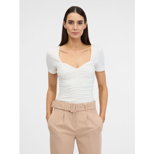 Orsay Cream women's short-sleeved T-shirt - Women's Cene
