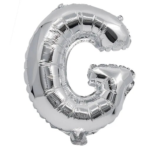 Procos Folija balon v obliki črke srebrne barve – črka G 32 cm Cene