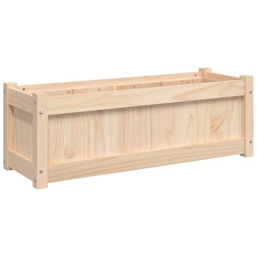 Maison Chic Vrtno cvetlično korito - Cvetlični Lonec 90x31x31 cm trdna borovina, (21789264) Slike