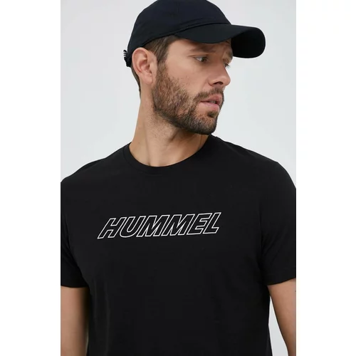Hummel Kratka majica za vadbo Callum črna barva