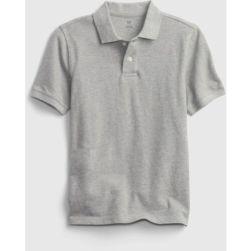 GAP Grey Boys' Children's Polo Shirt Organic Catton Cene