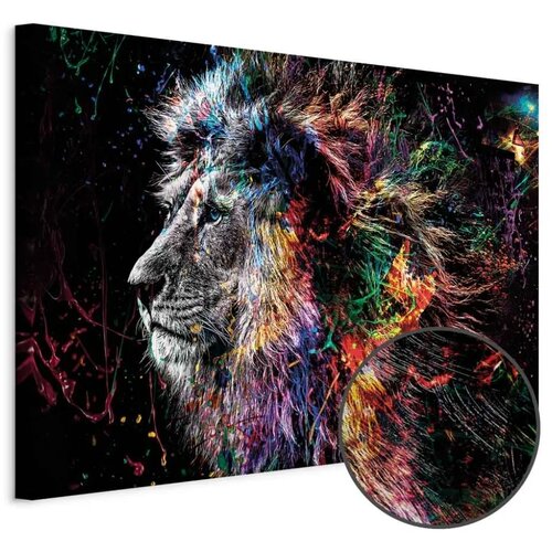  Slika - Crazy Lion (1 Part) Wide 30x20 Premium Print Cene