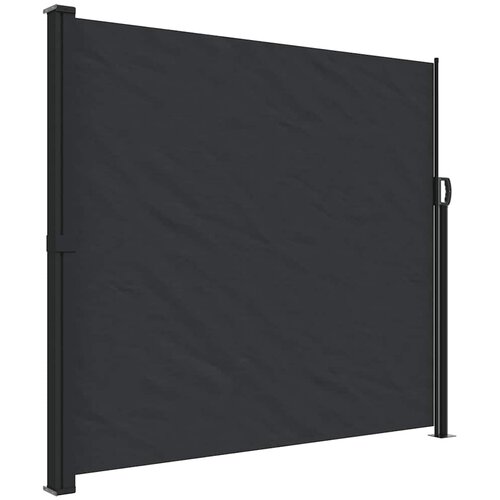  Bočna tenda na uvlačenje crna 180 x 500 cm Slike