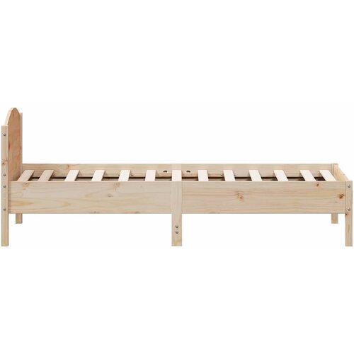  Okvir kreveta bez madraca 75 x 190 cm od masivne borovine Slike
