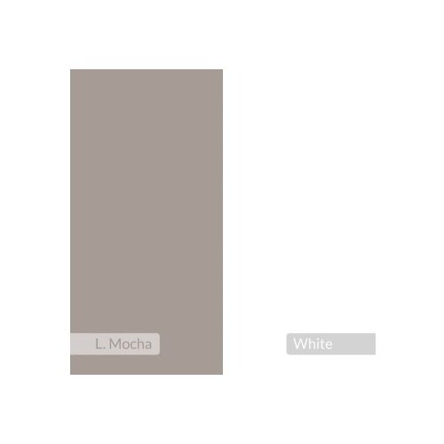 Hanah home Samostojeća komoda Gora 110 Light Mocha White Slike