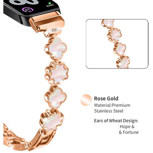 INF Zamenjava/kompatibilni deli &ndash; Huawei pas iz perleti z diamantki za Band 11/11 Pro PinkGold, (5000264488) Cene