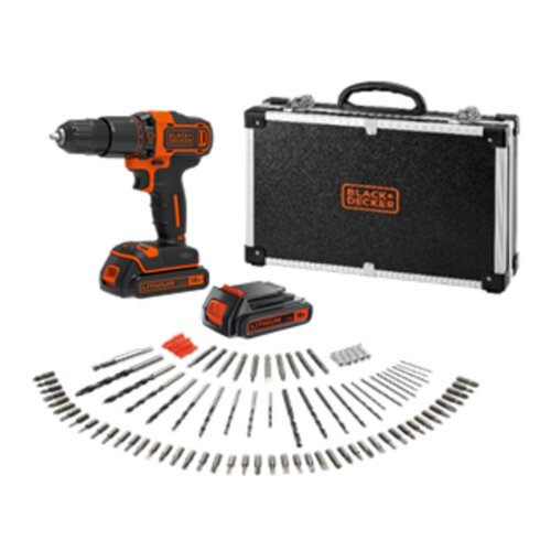 Black &amp;amp; Decker BDCHD18BAFC aku udarna bu&amp;scaron;ilica 18V sa priborom Slike