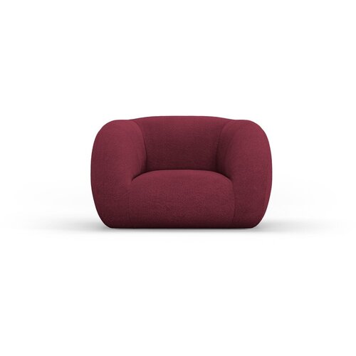 Cosmopolitan Design Bordo rdeč fotelj iz tkanine bouclé Essen – Cene