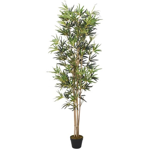 VidaXL Umjetno stablo bambusa 828 listova 150 cm zeleno Slike
